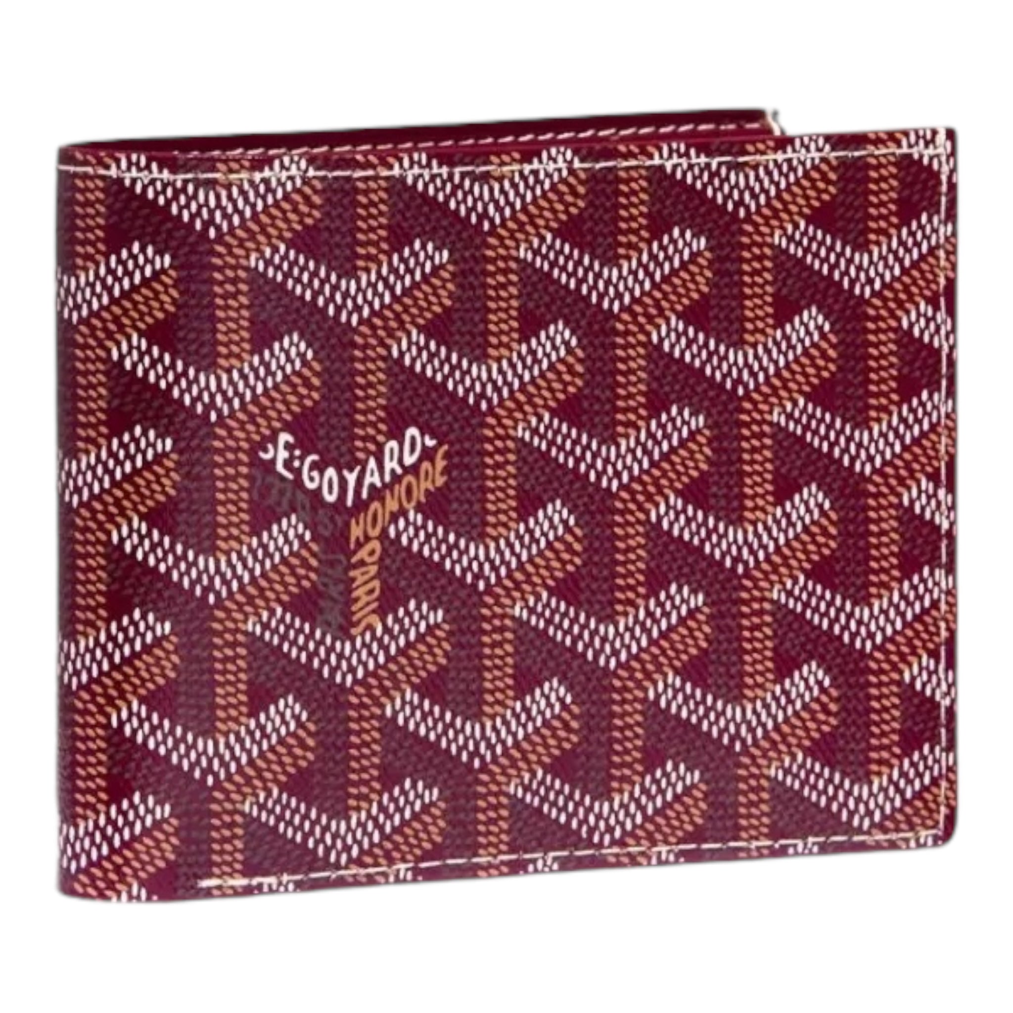 Goyard card cheapest holder Burgundy